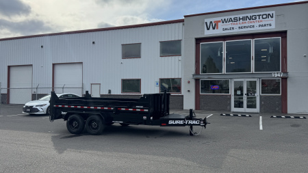 New 2026 Sure-Trac 7 X 14 Dump Trailer 17.6K GVWR