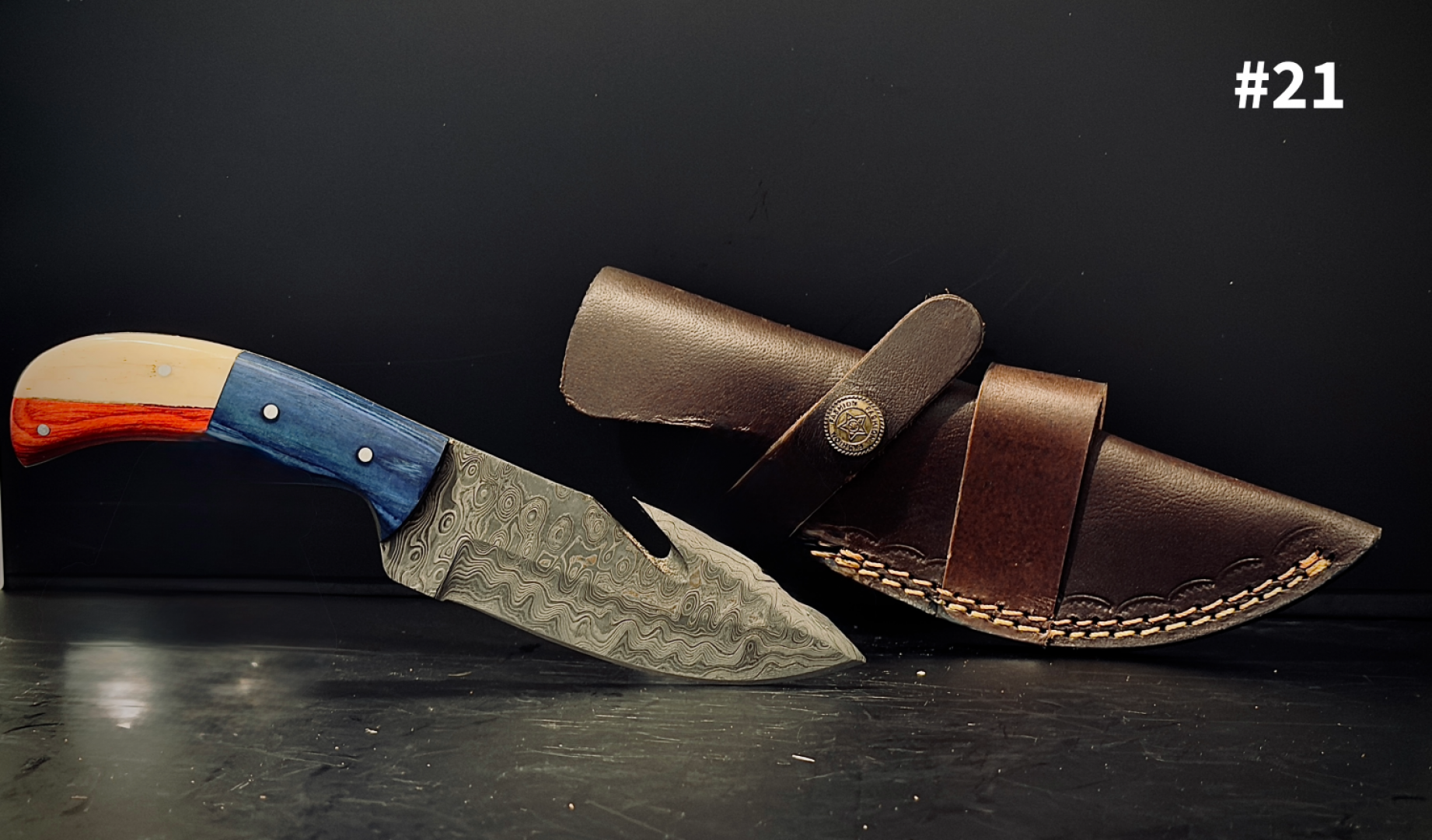 New 2026 GTS Damascus Steel Knives Accessories