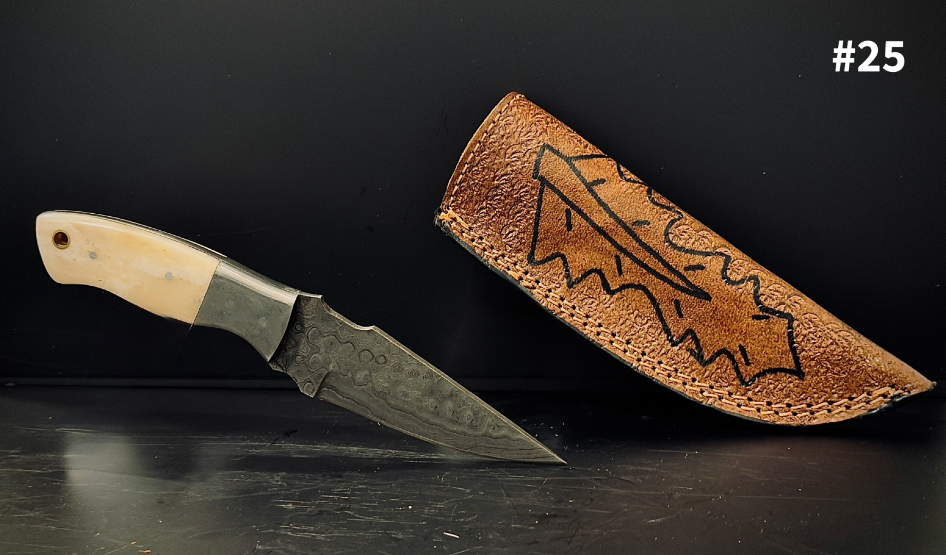 New 2026 GTS Damascus Steel Knives Accessories