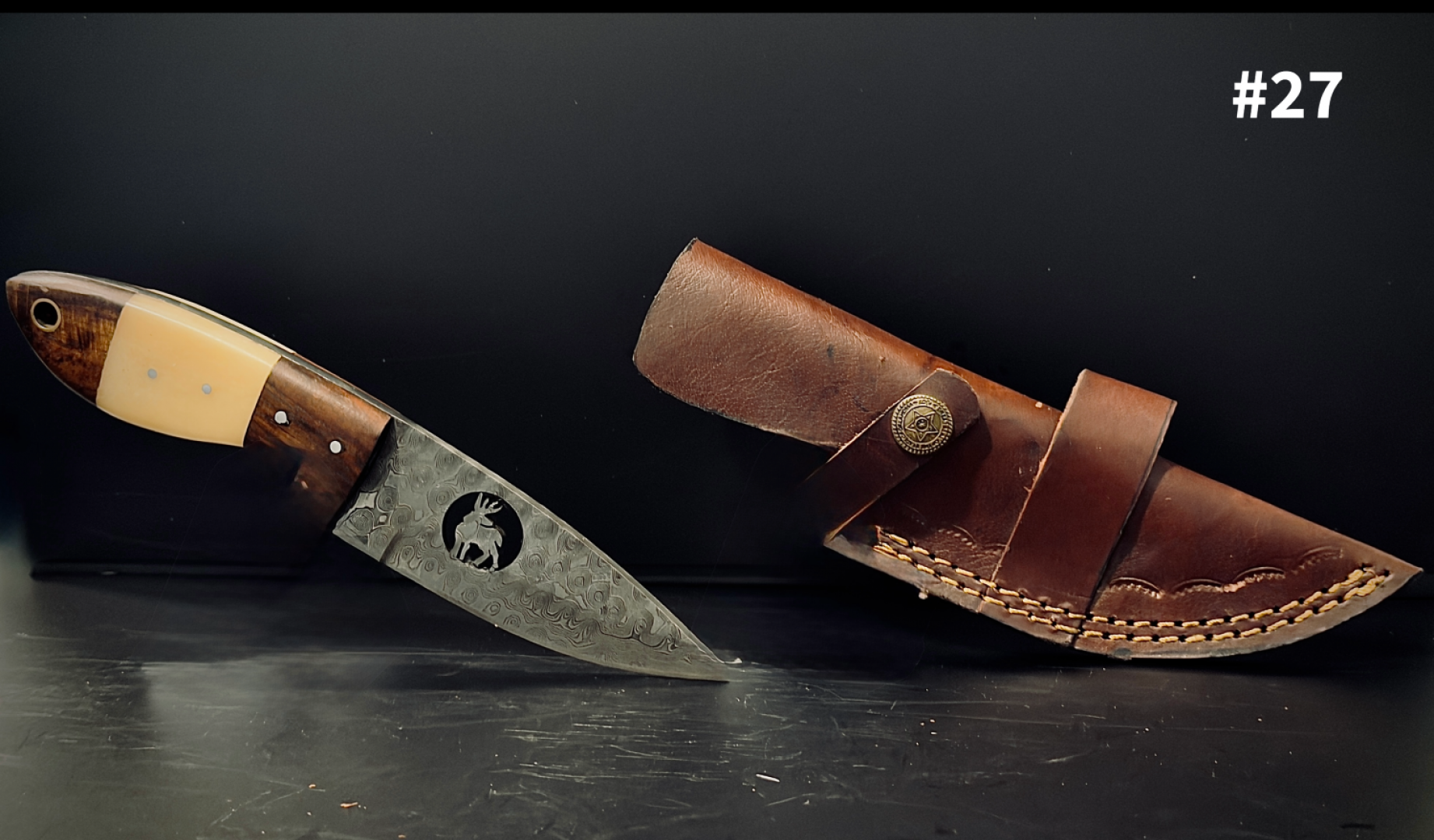 New 2026 GTS Damascus Steel Knives Accessories