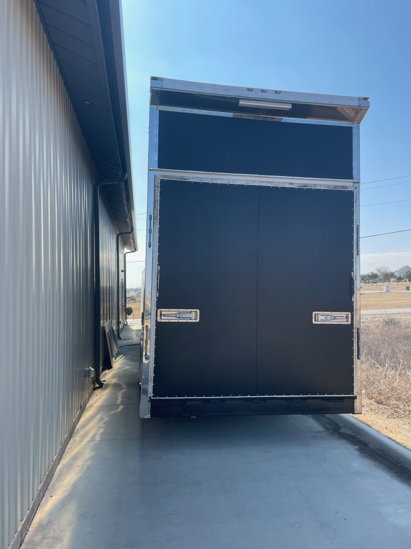 Used 2020 Bravo 32' Stacker Trailer w/ Dragster Lift