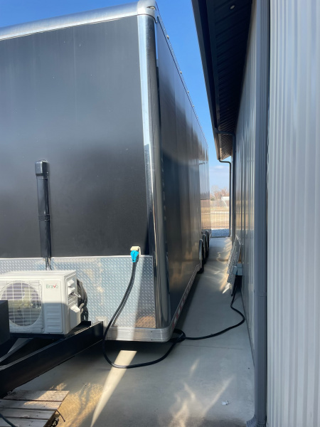 Used 2020 Bravo 32' Stacker Trailer w/ Dragster Lift