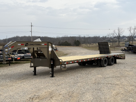 New 2026 Load Trail GP 102X30 Flatbed Trailer / 14 PLY TIRES / MAX RAMPS / WINCH PLATE / 25.9K GVWR