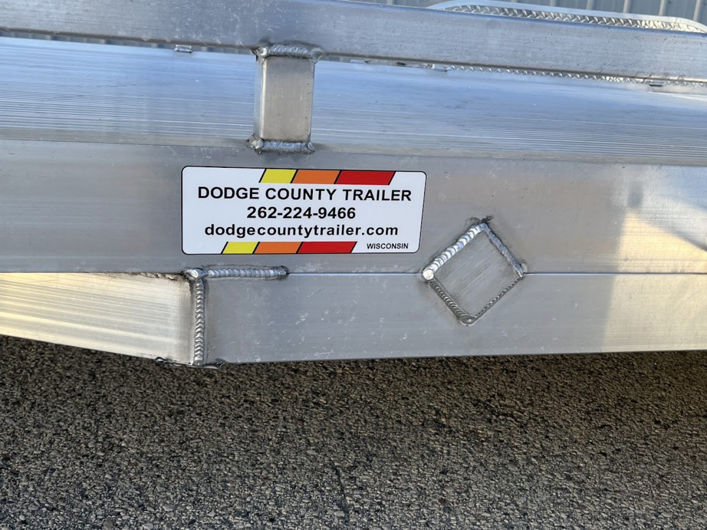 New 2026 Black Rhino 81" x 14' Aluminum LPT8114A-7K w/ Brakes and Bifold Gate (ATV / UTV / Side by Side) Utility Trailer