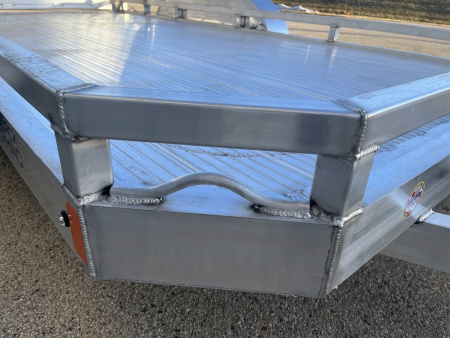 New 2026 Black Rhino 81" x 14' Aluminum LPT8114A-7K w/ Brakes and Bifold Gate (ATV / UTV / Side by Side) Utility Trailer