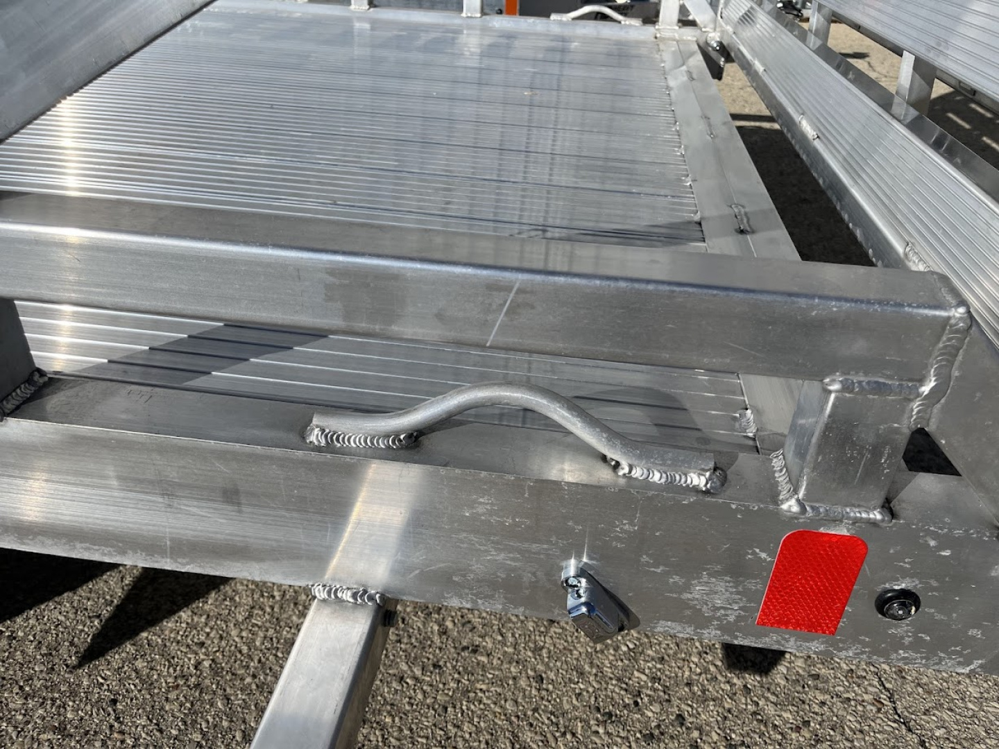 New 2026 Black Rhino 81"x16' Aluminum Low Profile LPT8116A-7K w/ Bi-Fold Gate (ATV / UTV / Side by Side) Utility Trailer