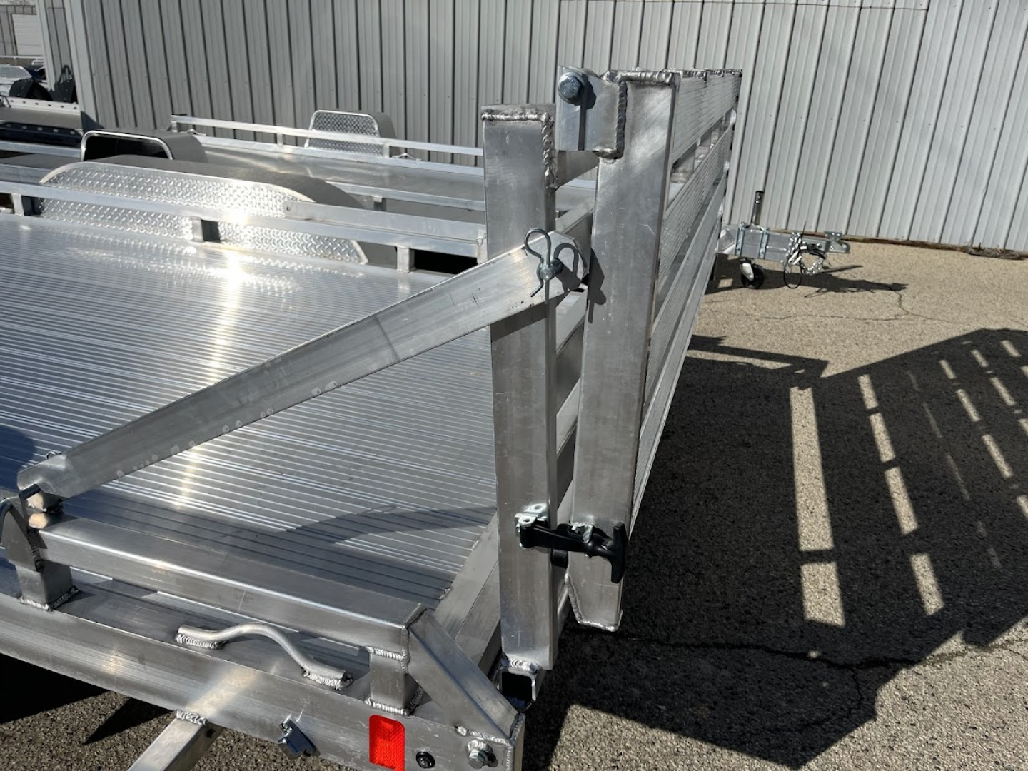 New 2026 Black Rhino 81"x16' Aluminum Low Profile LPT8116A-7K w/ Bi-Fold Gate (ATV / UTV / Side by Side) Utility Trailer