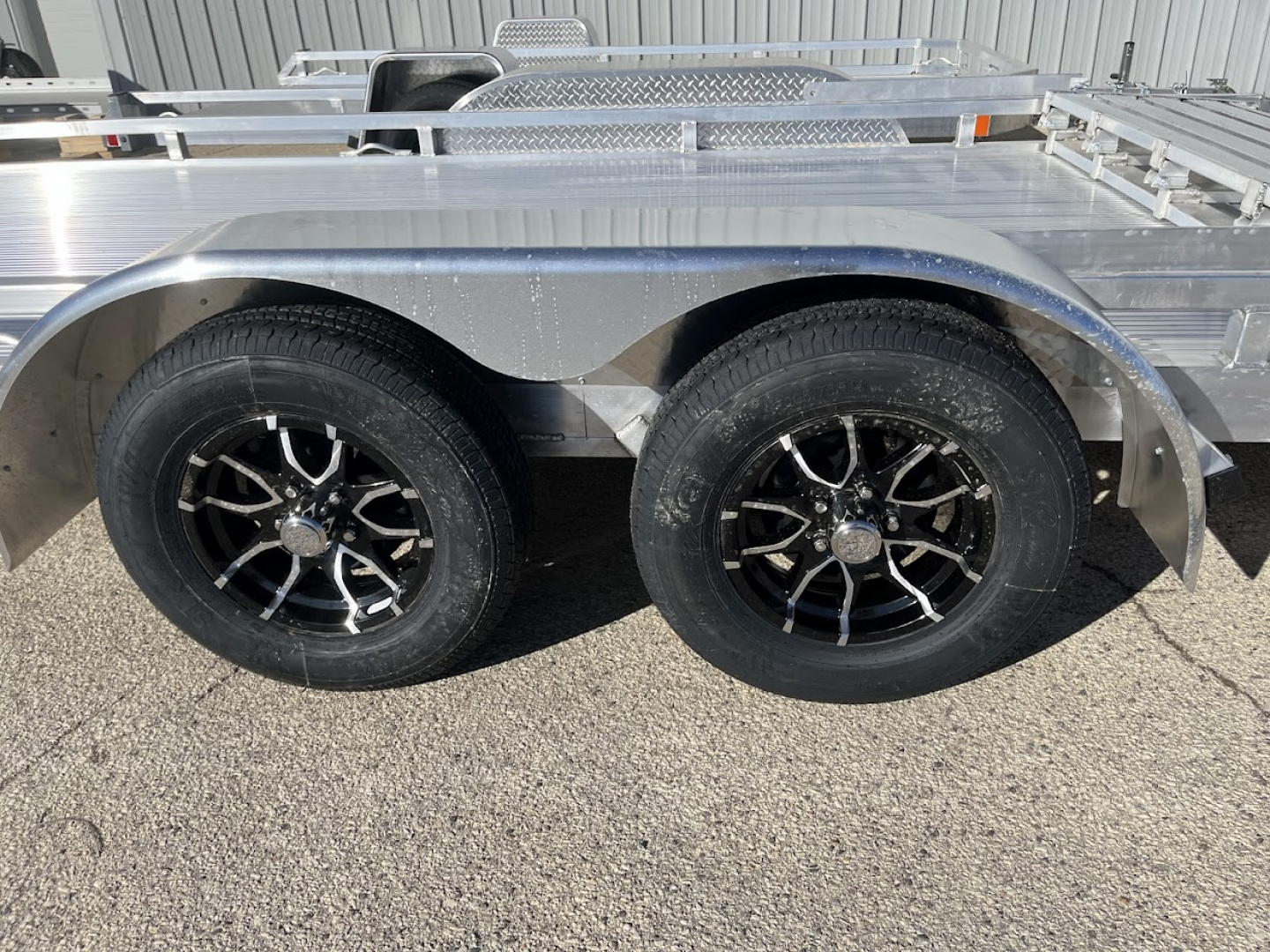New 2026 Black Rhino 81"x16' Aluminum Low Profile LPT8116A-7K w/ Bi-Fold Gate (ATV / UTV / Side by Side) Utility Trailer