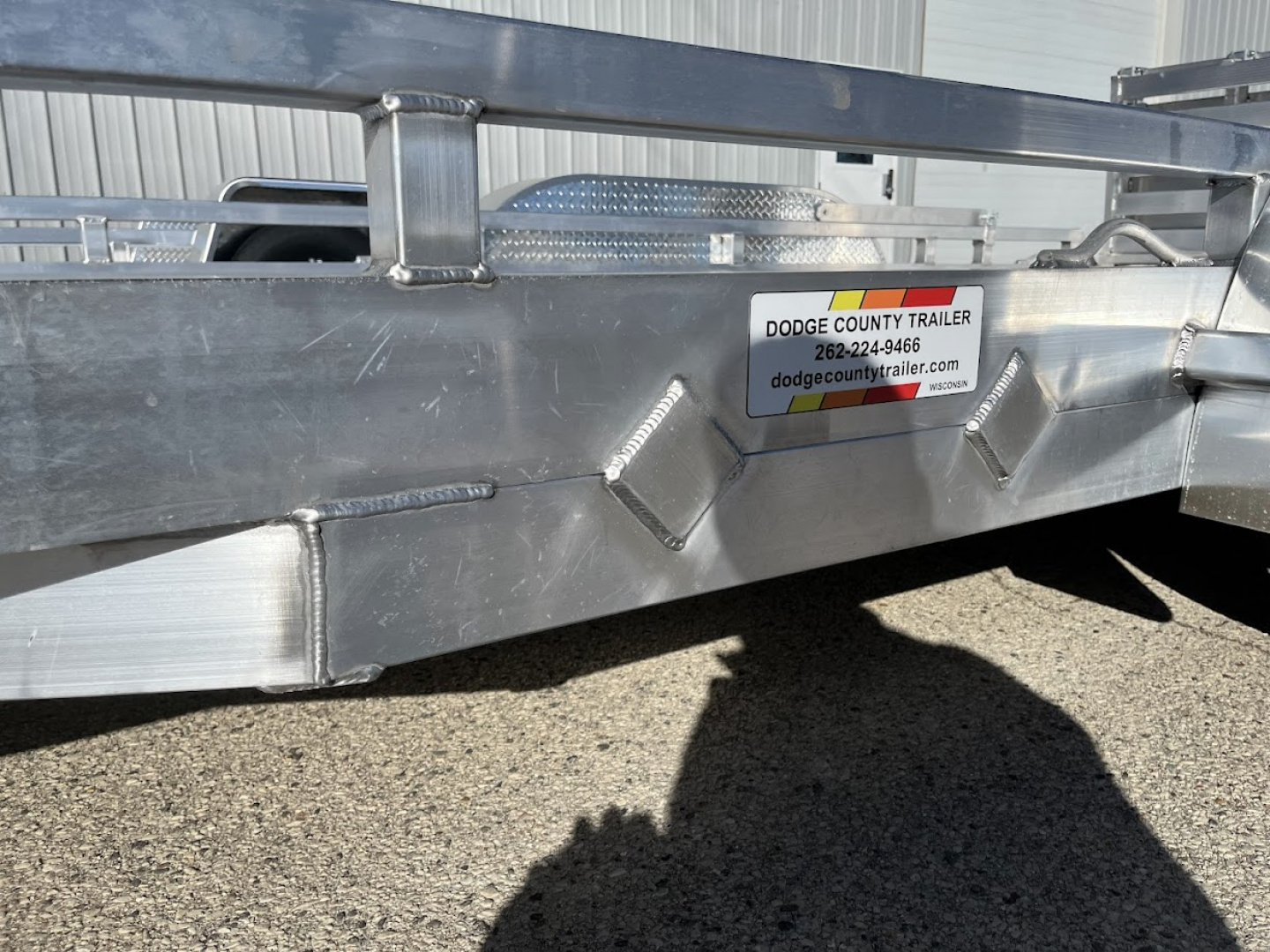 New 2026 Black Rhino 81"x16' Aluminum Low Profile LPT8116A-7K w/ Bi-Fold Gate (ATV / UTV / Side by Side) Utility Trailer