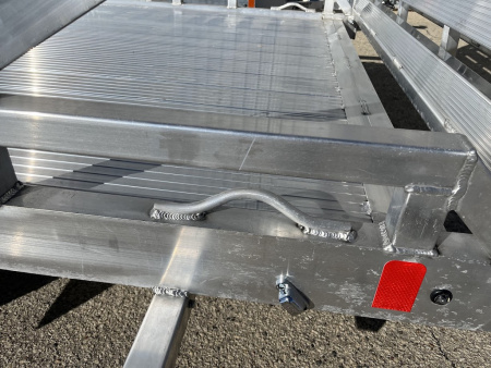 New 2026 Black Rhino 81"x16' Aluminum Low Profile LPT8116A-7K w/ Bi-Fold Gate (ATV / UTV / Side by Side) Utility Trailer
