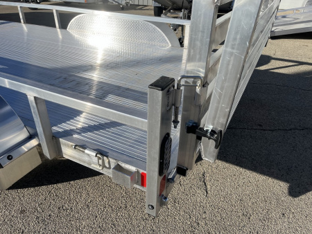 New 2026 Black Rhino Aluminum LST714A 7'X14' w/ Bifold Gate (ATV / UTV / Side by Side) Utility Trailer
