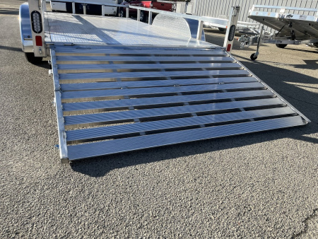 New 2026 Black Rhino Aluminum LST714A 7'X14' w/ Bifold Gate (ATV / UTV / Side by Side) Utility Trailer