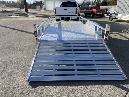 New 2026 Black Rhino Aluminum LST714A 7'X14' w/ Bifold Gate (ATV / UTV / Side by Side) Utility Trailer