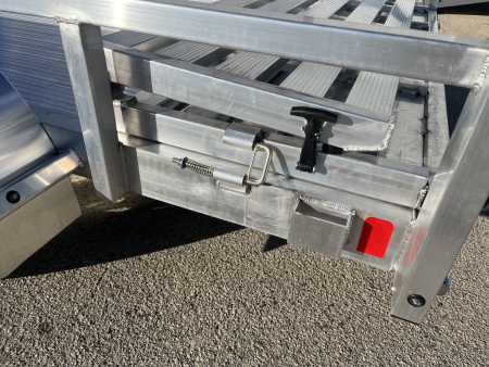 New 2026 Black Rhino Aluminum LST714A 7'X14' w/ Bifold Gate (ATV / UTV / Side by Side) Utility Trailer
