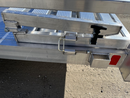 New 2026 Black Rhino Aluminum 81"x16' LST716A w/ Bifold Gate (ATV / UTV / Side by Side) Utility Trailer
