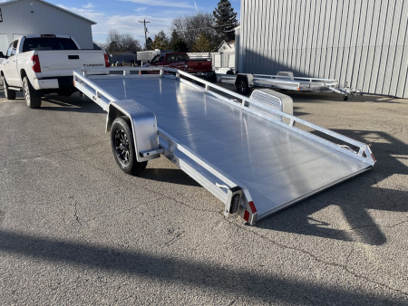 New 2026 Black Rhino TS8114A Aluminum 77 x14' (Equipment / ATV / UTV / Side by Side) Low Profile Tilt Trailer