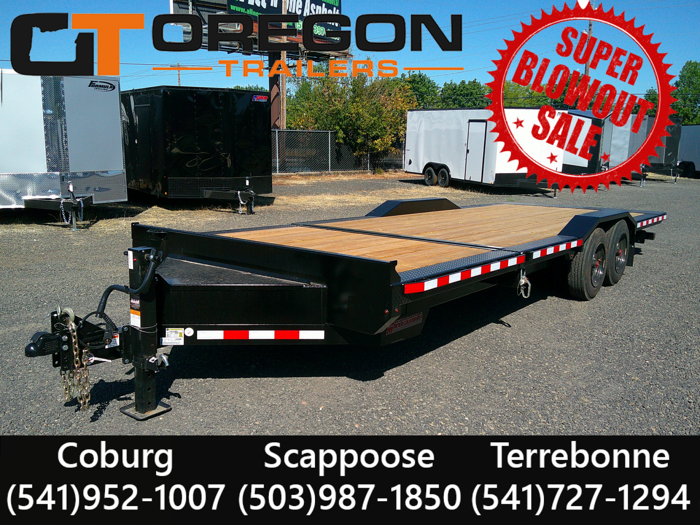 New 2026 Midsota 8.5x24 (18+6) Tilt Equipment Trailer