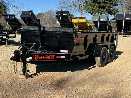 New 2026 Southern Utility 7x14 TA 14K Dump Trailer