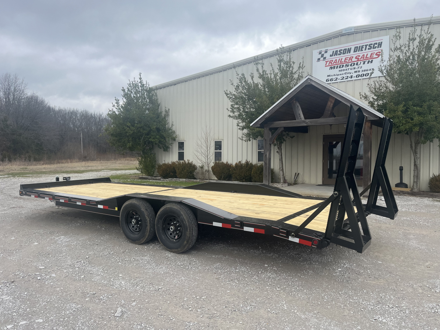 New 2026 Trailblazer 102X24 EQUIPMENT 14K DRIVE OVER STAND UPS