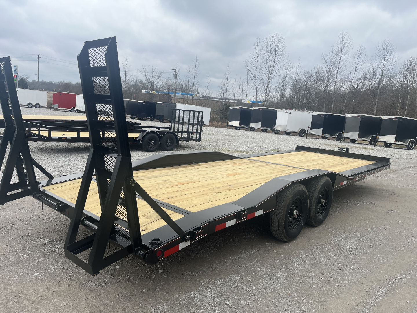 New 2026 Trailblazer 102X24 EQUIPMENT 14K DRIVE OVER STAND UPS