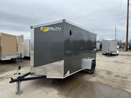 New 2026 Stealth Trailers 6x12 Mustang 3k w/Ramp Door & 6ft Height Cargo / Enclosed Trailer