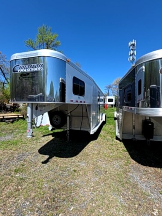 Used 2012 Cimarron Trailers Cox Signature series 2plus1 extended Horse Trailer