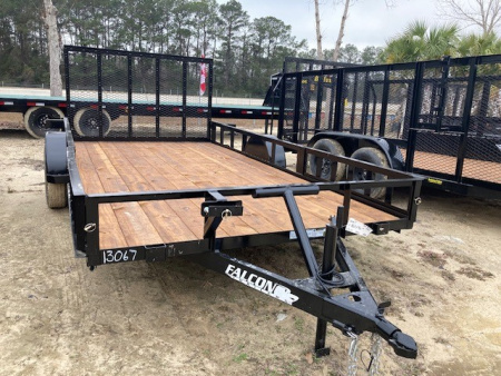 New 2026 Falcon Trailers 6.10x14 SA ATV ATV Trailer