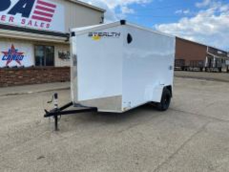 New 2026 Stealth Trailers 6x12 Mustang 3k w/Ramp Door & 6ft Height Cargo / Enclosed Trailer