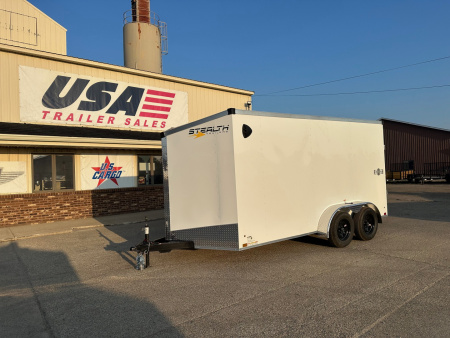 New 2026 Stealth Trailers 7x14 Mustang 7k w/Ramp Door & 6ft 6in Height Cargo / Enclosed Trailer