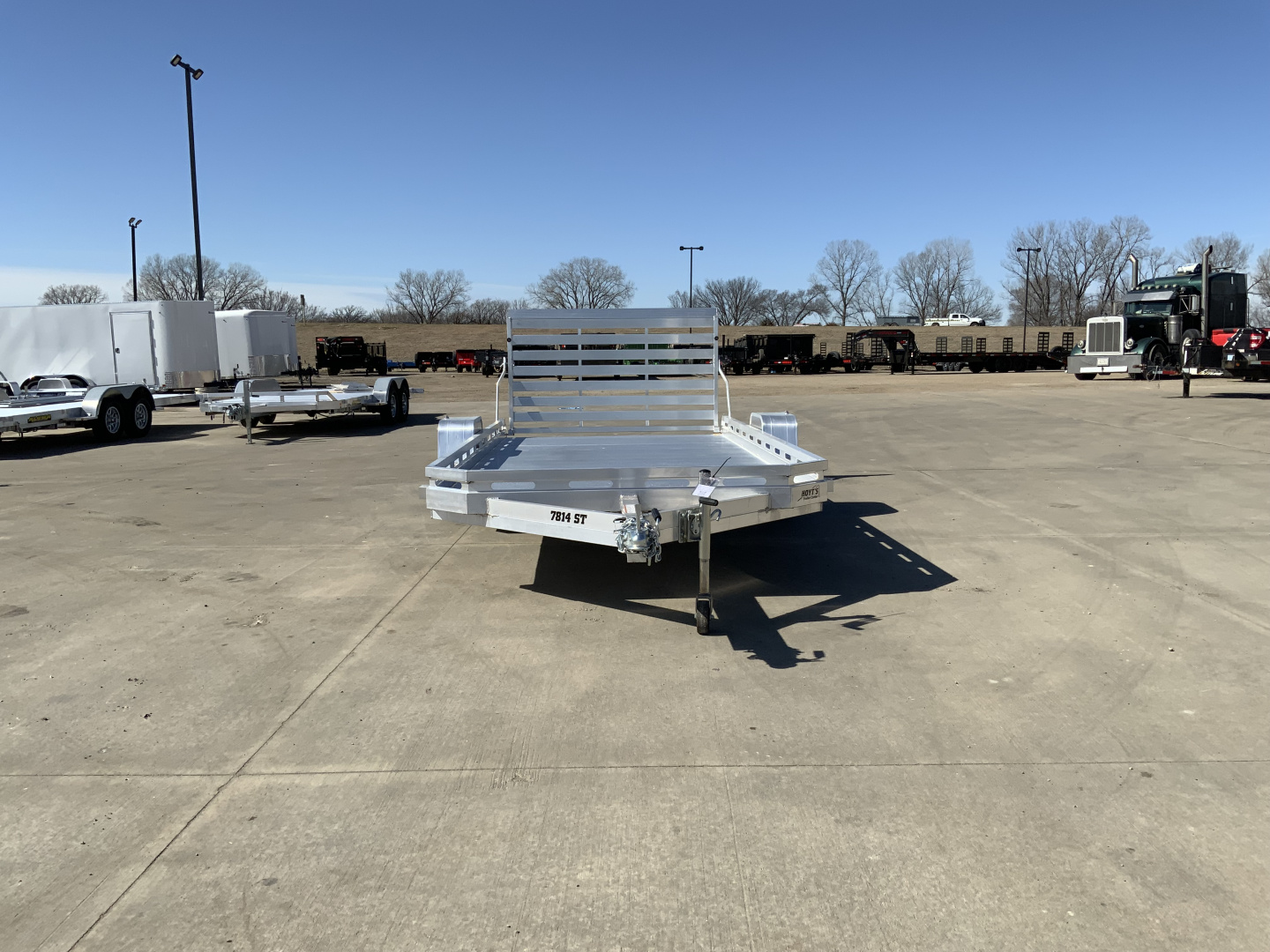 New 2027 Aluma 78 X 14S-TG Utility Trailer