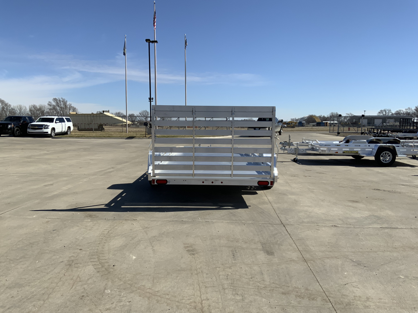 New 2027 Aluma 78 X 14S-TG Utility Trailer