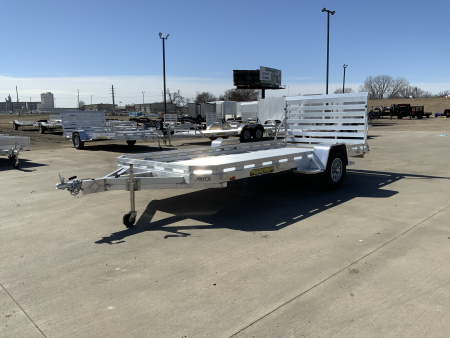 New 2027 Aluma 78 X 14S-TG Utility Trailer