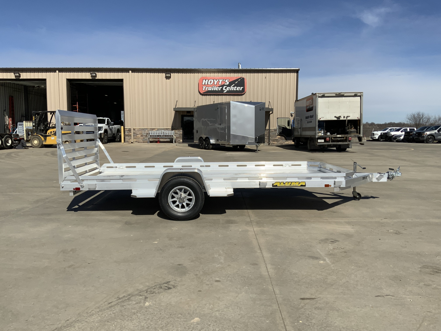 New 2027 Aluma 78 X 14S-TG Utility Trailer