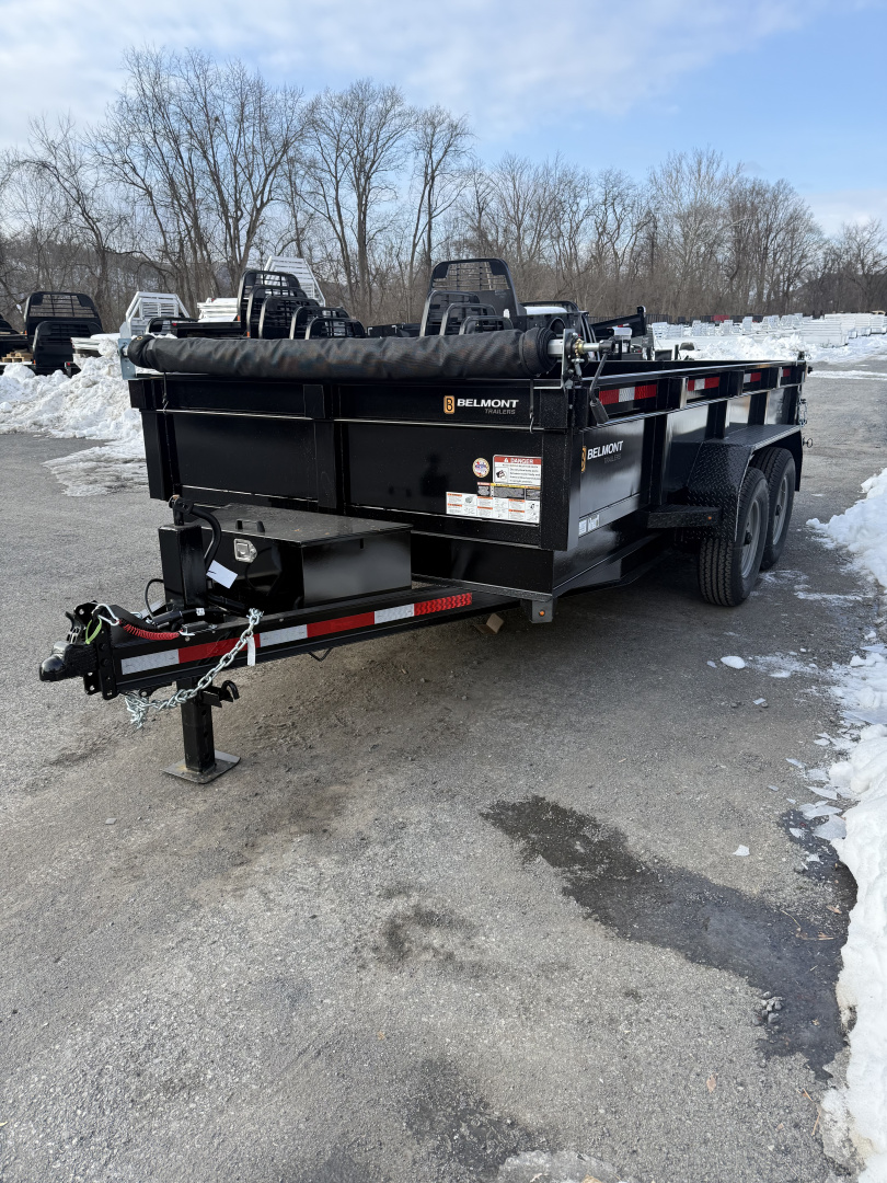 New 2026 BELMONT DTL 81" x 14' -14K GVWR - TARP KIT - Black