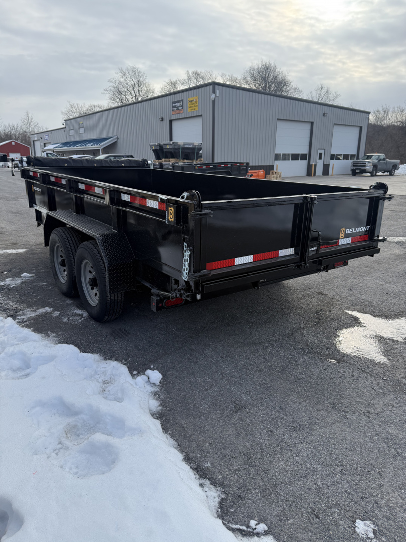 New 2026 BELMONT DTL 81" x 14' -14K GVWR - TARP KIT - Black