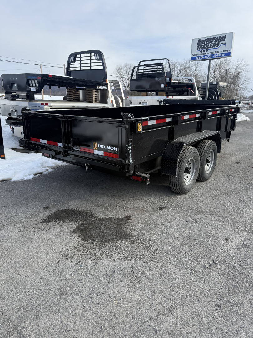 New 2026 BELMONT DTL 81" x 14' -14K GVWR - TARP KIT - Black