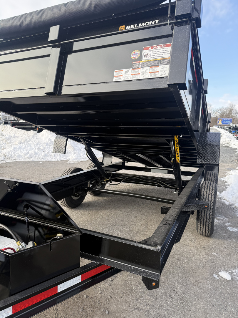 New 2026 BELMONT DTL 81" x 14' -14K GVWR - TARP KIT - Black