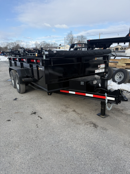 New 2026 BELMONT DTL 81" x 14' -14K GVWR - TARP KIT - Black