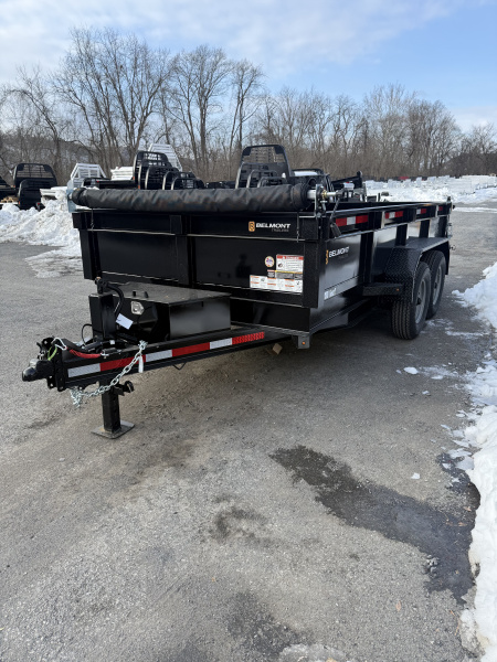 New 2026 BELMONT DTL 81" x 14' -14K GVWR - TARP KIT - Black