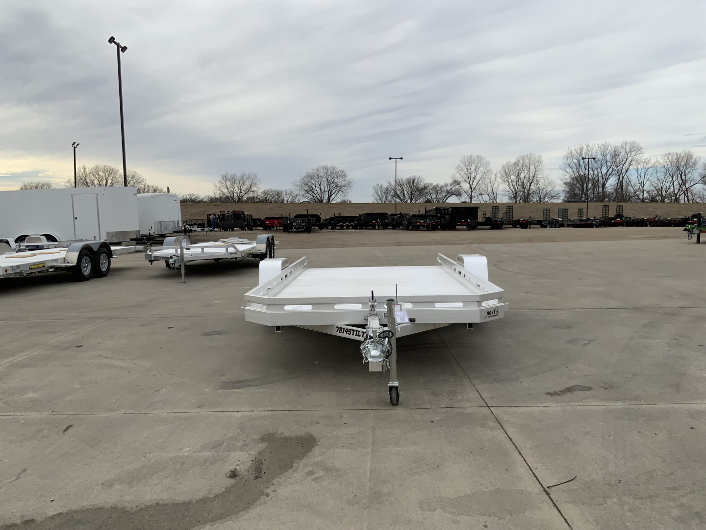 New 2027 Aluma 78 X 14 TILT-S Utility Trailer