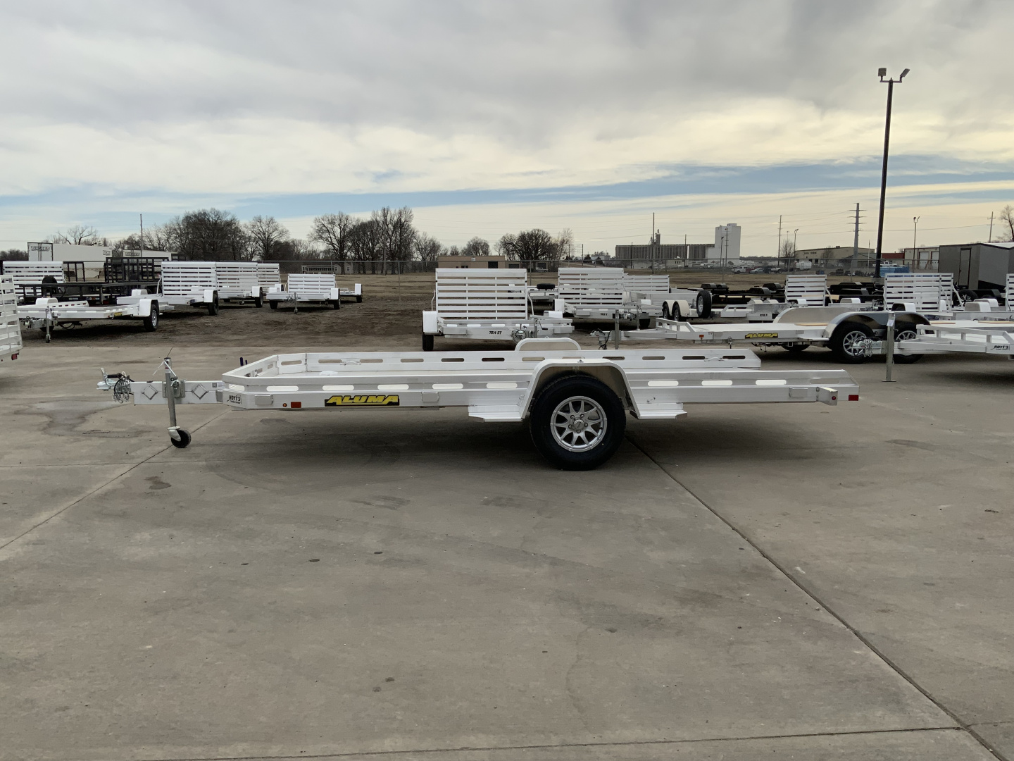 New 2027 Aluma 78 X 14 TILT-S Utility Trailer