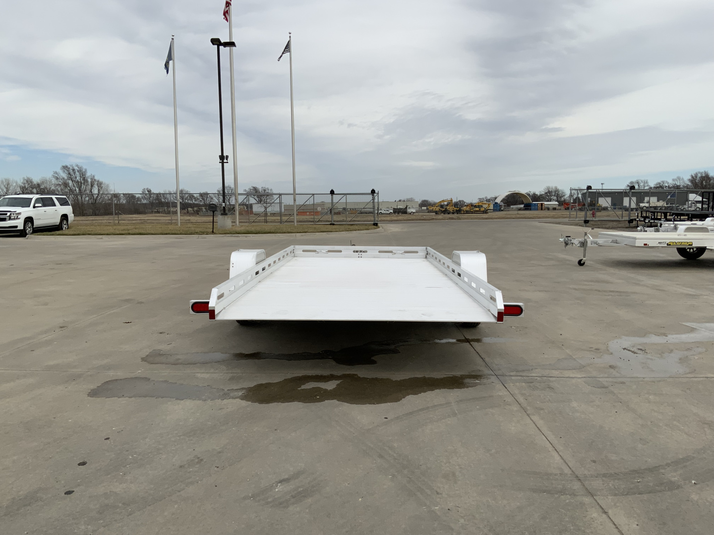 New 2027 Aluma 78 X 15 TILT-S-EL Utility Trailer