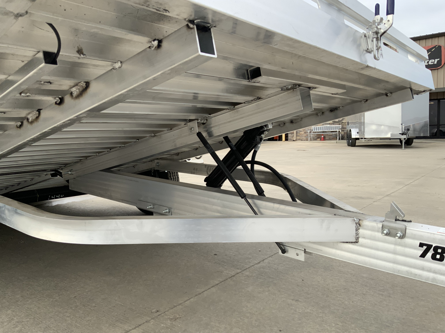 New 2027 Aluma 78 X 15 TILT-S-EL Utility Trailer