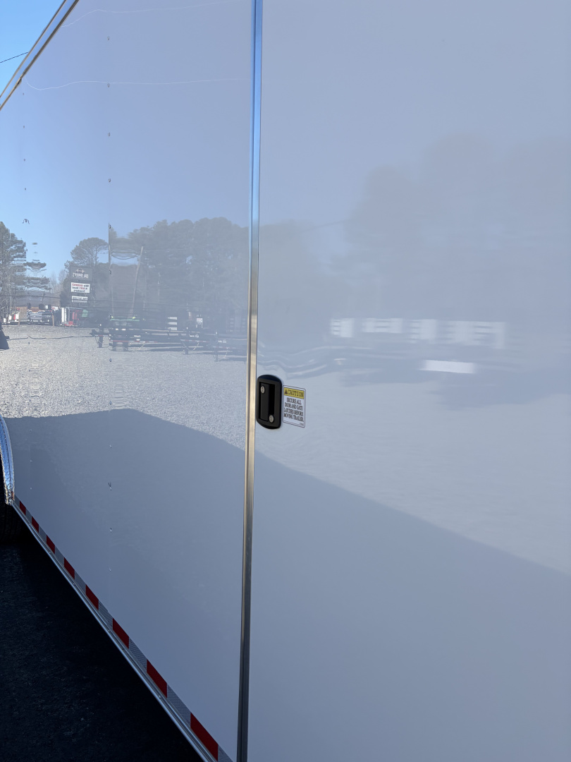 New 2026 Spartan 8.5x28 Enclosed Cargo Trailer, Big Package, 14K GVWR, 12" On Center Frame, Polycor