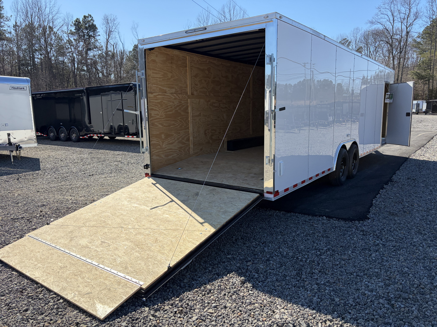 New 2026 Spartan 8.5x28 Enclosed Cargo Trailer, Big Package, 14K GVWR, 12" On Center Frame, Polycor
