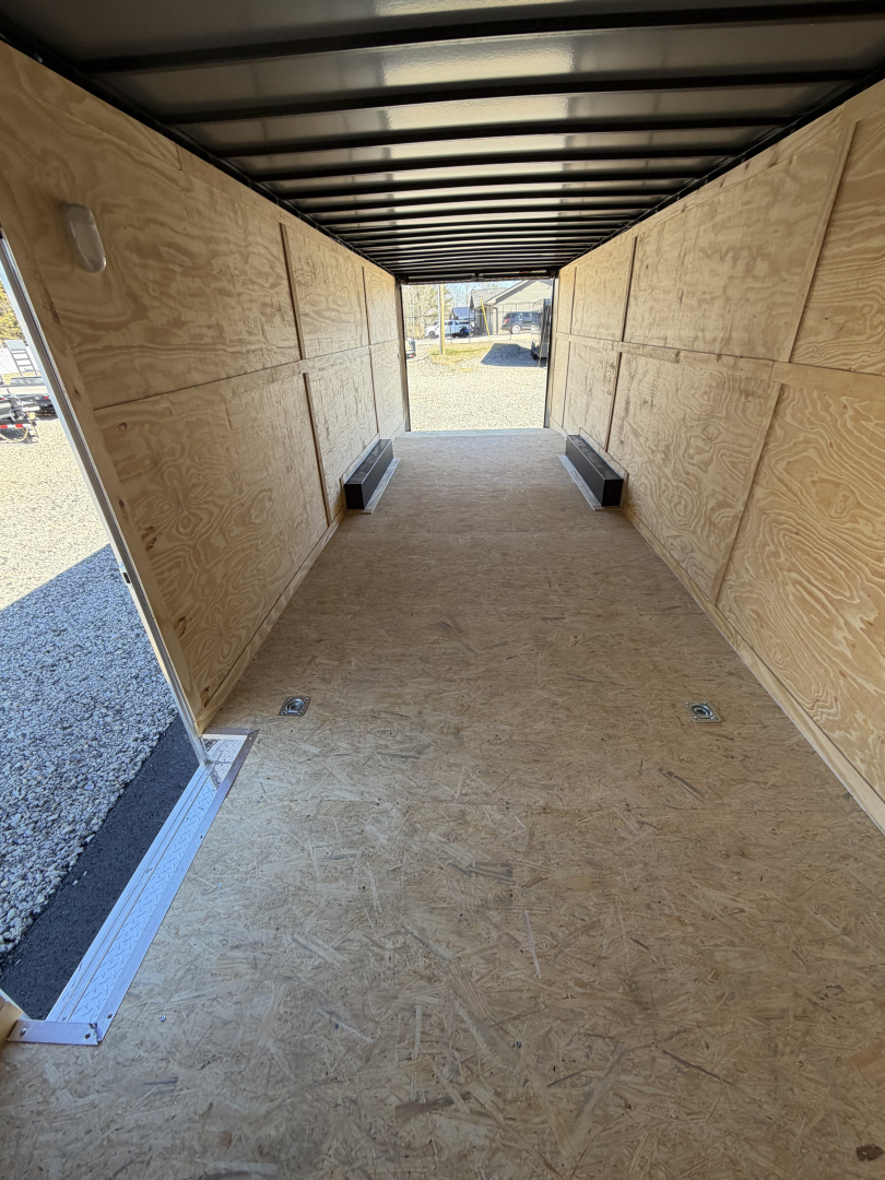 New 2026 Spartan 8.5x28 Enclosed Cargo Trailer, Big Package, 14K GVWR, 12" On Center Frame, Polycor