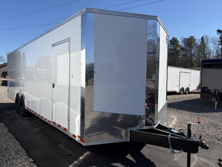 New 2026 Spartan 8.5x28 Enclosed Cargo Trailer, Big Package, 14K GVWR, 12  On Center Frame, Polycor
