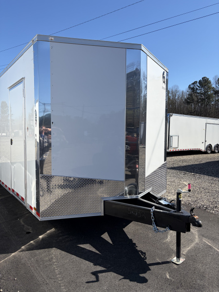 New 2026 Spartan 8.5x28 Enclosed Cargo Trailer, Big Package, 14K GVWR, 12" On Center Frame, Polycor