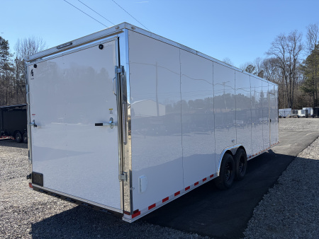 New 2026 Spartan 8.5x28 Enclosed Cargo Trailer, Big Package, 14K GVWR, 12" On Center Frame, Polycor