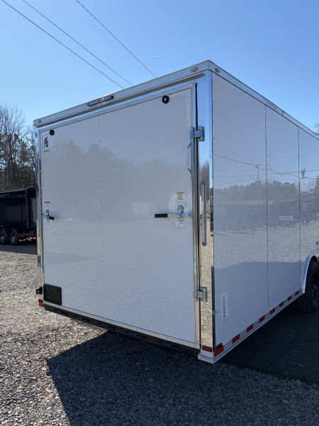 New 2026 Spartan 8.5x28 Enclosed Cargo Trailer, Big Package, 14K GVWR, 12" On Center Frame, Polycor